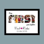 Personalized First Year Love Photo Frame - Image 2